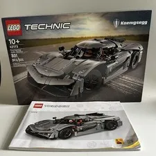 LEGO Technic 42173 Koenigsegg Jesko Absolut Box & Instructions ONLY No Bricks