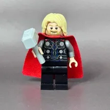 LEGO Minifigure Thor sh0804 Marvel Super Heroes Hammer Cape