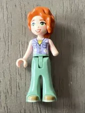 LEGO Frnd0791 Friends Autumn Lavender Sleeveless Jacket Flowers Sand Green Pants