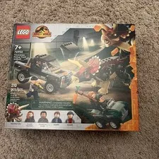 LEGO Jurassic World: Triceratops Pickup Truck Ambush (76950) New Sealed Retired