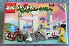 Brand New Sealed 1994 Lego System 6402 Town Paradisa Sidewalk Cafe Euro version