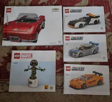 LEGO Illustrated Instruction Manual Booklet Lot 76917 76918 76297 EN/FR/ES