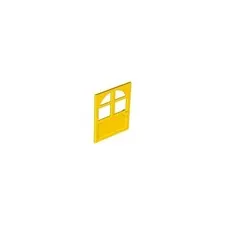 LEGO 7x Yellow Door 1 x 6 x 6 FreeStyle inv.597