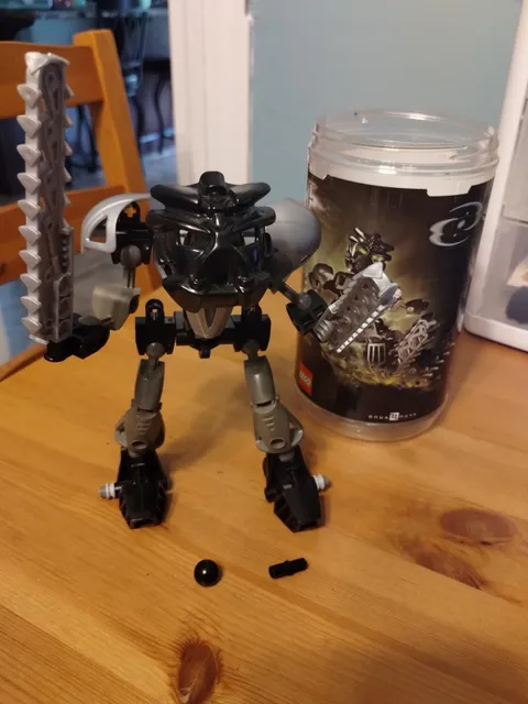 Lego Bionicle 8566 Onua Nuva 100% Complete w/Canister (No Lid)