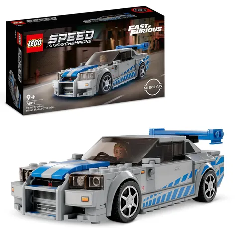 LEGO 76917 Speed Champions 2 Fast 2 Furious Nissan Skyline GT-R (R34) Macchina G