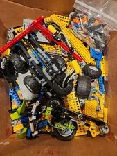 Lot of 3.25 lbs LEGO Technic Bulk Vehicle Parts Yellow Black Gray Hydraulic 🔥 