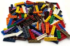 Lego New 1 x 4 Stud Plates White Yellow Green Red More Pieces