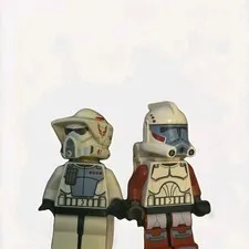 LEGO Star Wars Clone Trooper Minifigure Lot of 2 Plastic Figures