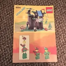 LEGO Forestmen's Hideout 6054 Instruction Manual LEGOLAND 1988