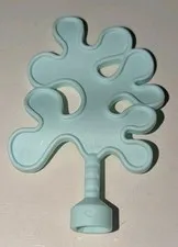 Lego Duplo Light Aqua Blue Seaweed Underwater Ocean Plant Life Piece Part 43852