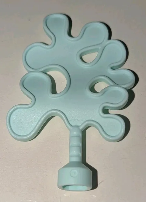 Lego Duplo Light Aqua Blue Seaweed Underwater Ocean Plant Life Piece Part 43852