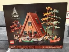 **EMPTY Lego box for A Frame Cabin set# 21338 including manual. ** NO Lego brick