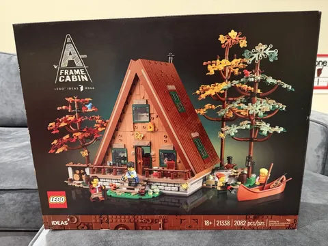 **EMPTY Lego box for A Frame Cabin set# 21338 including manual. ** NO Lego brick
