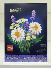 LEGO Botanicals Daisies 11508 133 pcs Plastic 23 cm Complete Set Box 9+