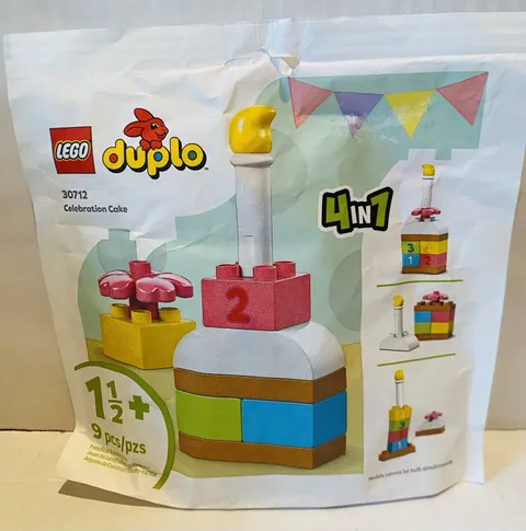 New LEGO® DUPLO 4-in-1 Celebration Cake 30712
