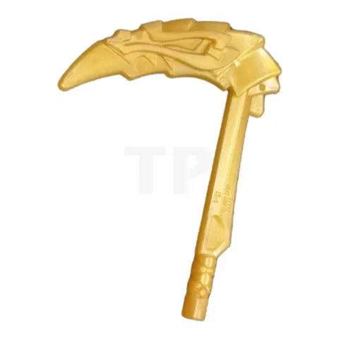 LEGO MINIFIGURE WEAPON SICKLE W/ DRAGON HEAD (1 PCS) CHOOSE YOUR COLOR 86125A!!