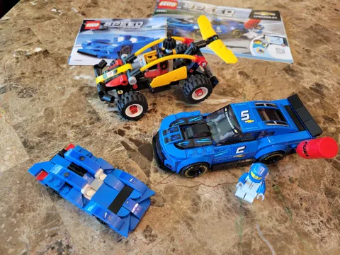 3 Lego Sets: Camaro Race Car 75891 McLaren Elva 30343 Technic Dune Buggy 42101