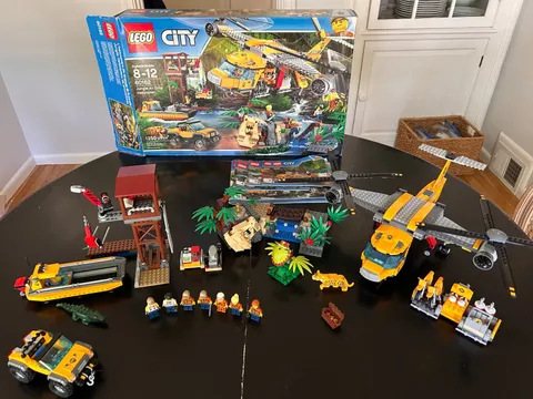 LEGO | City  | Jungle Air Drop Helicopter | #60162 | Includes Instructions + Box
