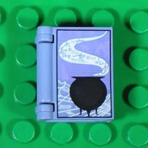 new LEGO Harry Potter Hogwarts Potion-Making Book with Smoking Caudron Cover