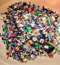 LEGO Bulk Lot of 2 Pounds Bricks Parts and Pieces 2 Lbs Grab Bag