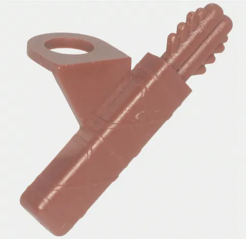 Lego Lego Minifigure Arrow Quiver with 2 Arrows 4498 Reddish Brown