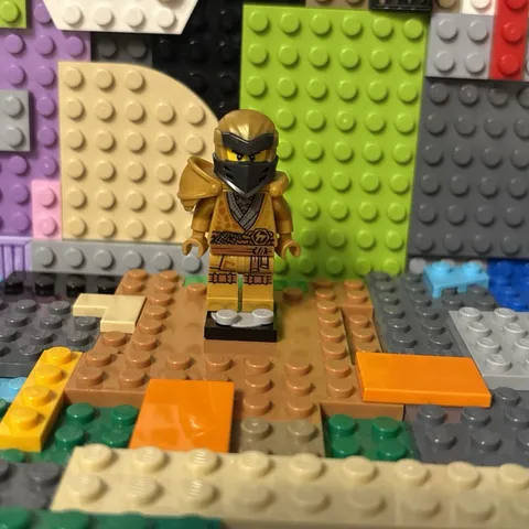 Lego Cole Minifigure 10th Anniversary Golden Ninja Ninjago Legacy 71737 njo0651