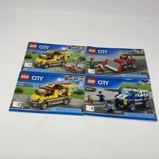 LEGO City Instruction Manual Booklet Lot of 4 Booklets Only, No Bricks