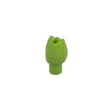 NEW Lego Lime Plant Flower Tulip with Bar and Small Pin Hole LOT OF 20