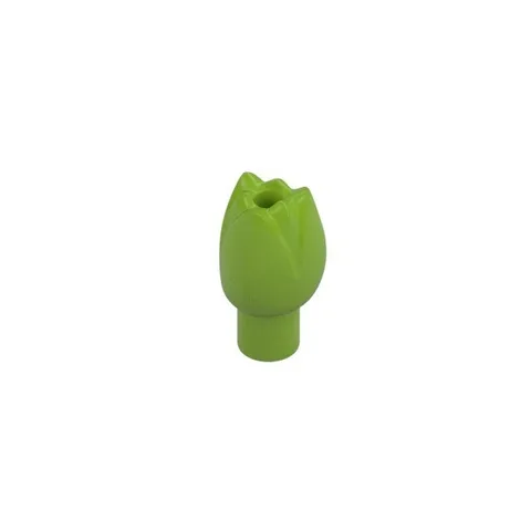 NEW Lego Lime Plant Flower Tulip with Bar and Small Pin Hole LOT OF 20