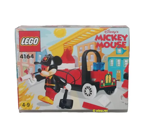 LEGO 4164 Mickey's Fire Engine Disney Minifigure 26pc Vintage NEW SEALED RETIRED
