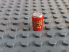 Lego 71009 Red Cup with Lid with BUZZ COLA - Used