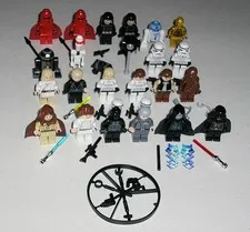 2008 LEGO Star Wars Complete Set Lot of 24 Minifigures Only 10188 Death Star UCS