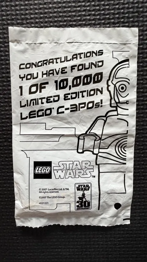 LEGO Star Wars C-3PO Chrome Gold Minifigure