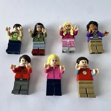 The Big Bang Theory LEGO #21302 Mini Figures (Lot of 7 Figures)
