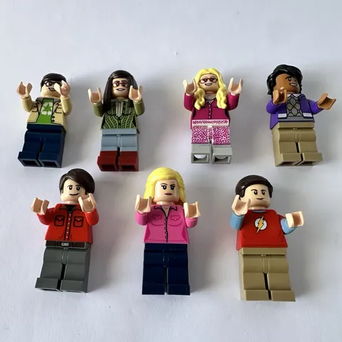 The Big Bang Theory LEGO #21302 Mini Figures (Lot of 7 Figures)
