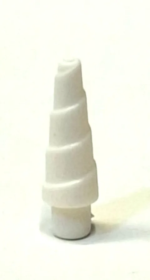 LEGO 24482 Harry Potter White Spire Tower Tip/ Spiral Unicorn Horn