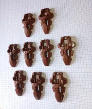 9 Bionicle Lego 44138 in Pearl Brown Rahkshi Foot Feet Genuine Lego WYSIWYG 9 pc