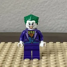 Lego The Joker Minifigure Vest Dual Head 2015 from 76035 Jokerland sh206 Sh0206