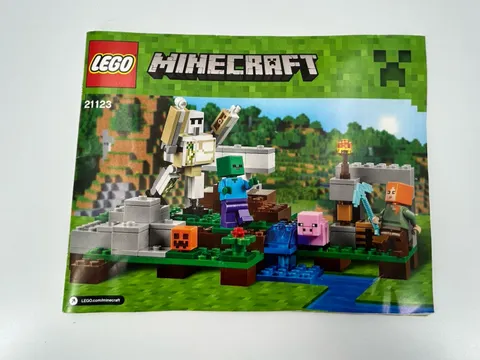 Lego Minecraft 21123 Instructional Manual Only 2016
