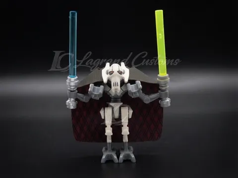 LEGO Star Wars General Grievous Cape For Minifigures Custom Double Side Printed
