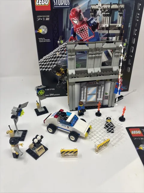 LEGO Studios: Spider-Man Action Studio 1376 -  RARE With Box & Manual