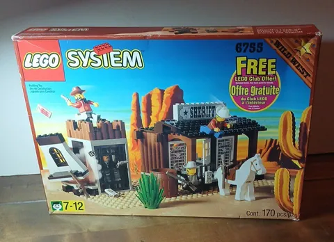 LEGO Western 6755 Sheriff's Lock-Up New in Box INCOMPLETE