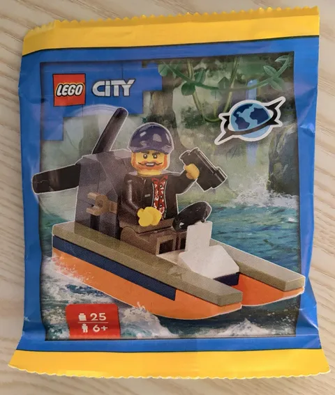 Lego City Jungle Explorer with Swamp Boat Paper Bag