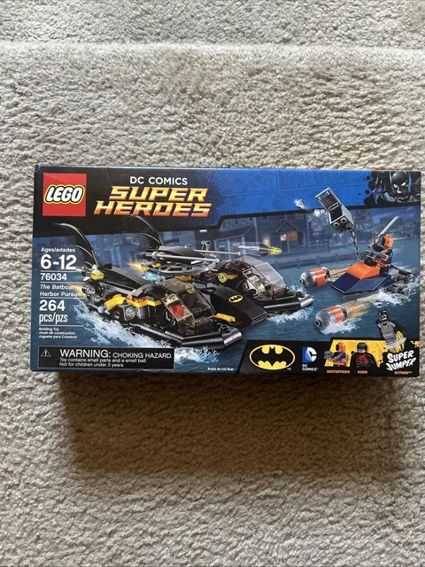 Lego 76034 DC Super Heroes Batboat Harbor Pursuit 264pcs Retired Sealed New