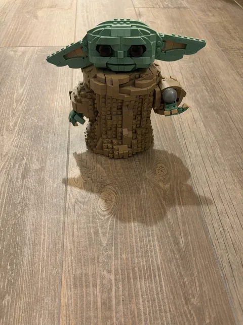 LEGO® Star Wars 75318 The Child Grogu Baby Yoda Missing Plaque & Minifigs Built