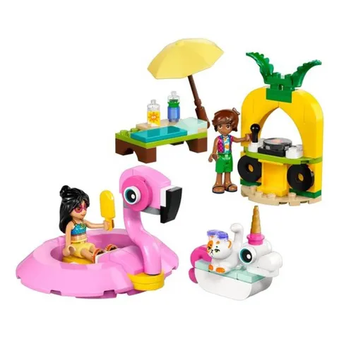 LEGO Friends Pool Party Construction Set With Unicorn And Flamingo
