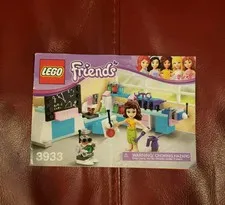 LEGO Friends Olivia's Invention Workshop 3933 Instruction Guide MANUAL ONLY