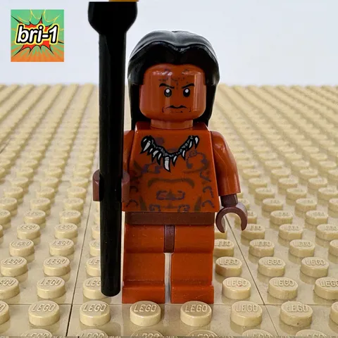 LEGO Indiana Jones, Crystal Skull: Ugha Warrior, SPEAR, iaj015, 7627 TEMPLE 2008