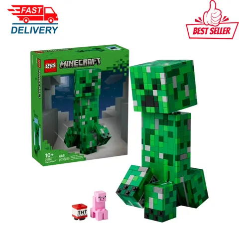 LEGO 21276 Minecraft The Creeper Action Figure Toy Room Decor Gift for Fan