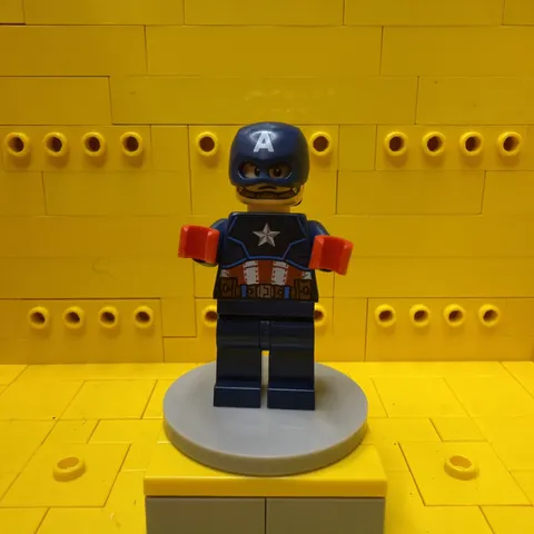 Genuine LEGO Super Heroes Avengers Captain America Minifigure sh686 Sh0686